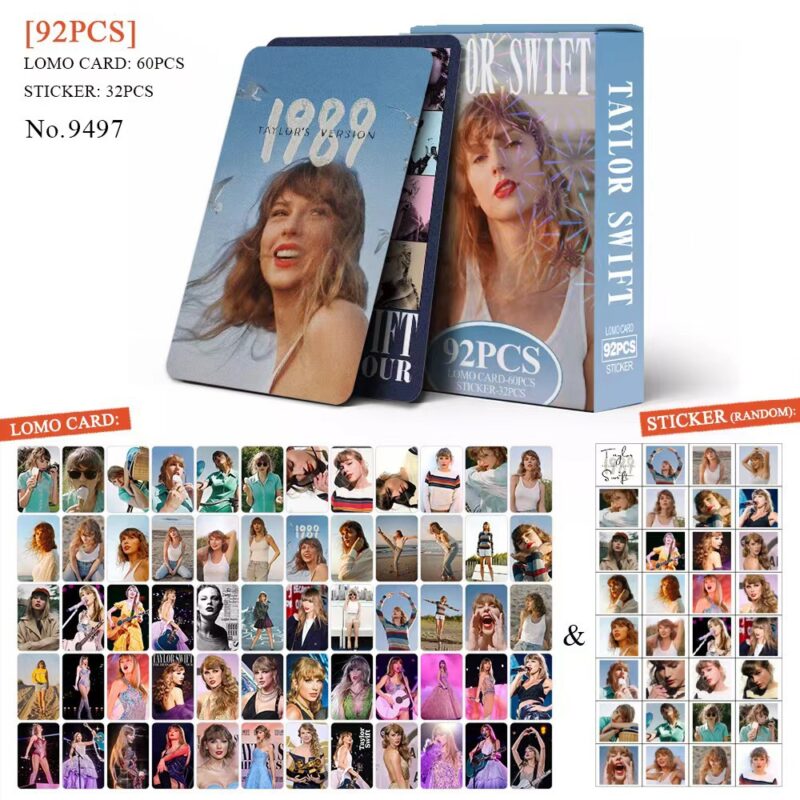 Taylor Swift - The Eras Tour 1989 (60 карточек + 32 стикера) — изображение 5